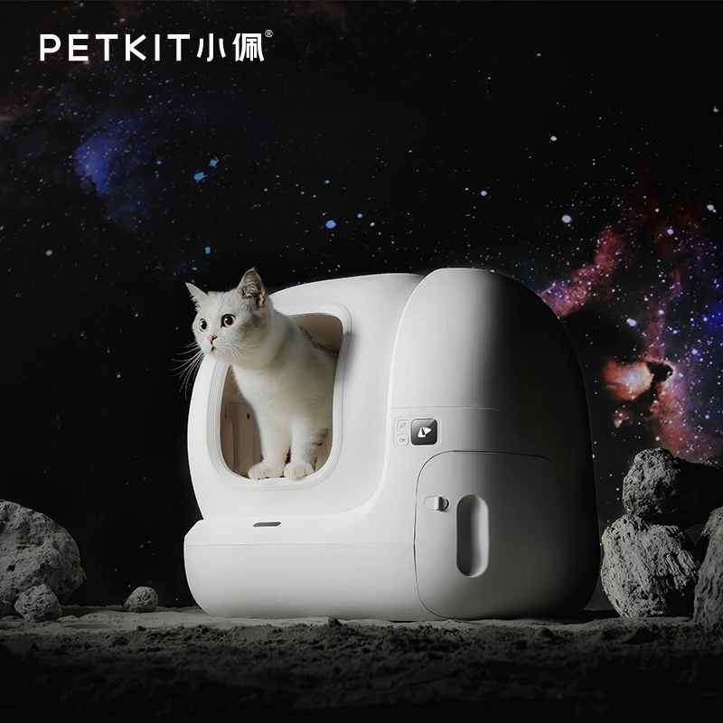 PETKIT-caja de arena autom&aacute;tica para gatos, dispositivo de limpieza autom&aacute;tica con filtro patentado cerrado, estructura innovadora para inodoros, m&aacute;ximo 76L, 2021-1