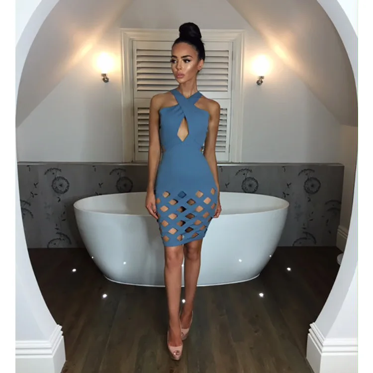 Сексуальное обтягивающее платье в европейском и американском стиле для ночного