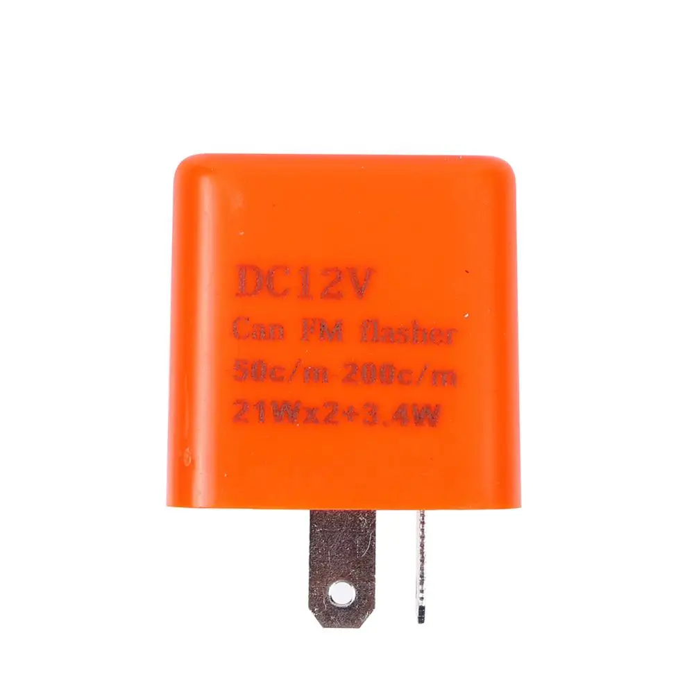 Светодиодный Flasher 12V 2 Pin регулируемое частотное реле индикатор сигнала поворота