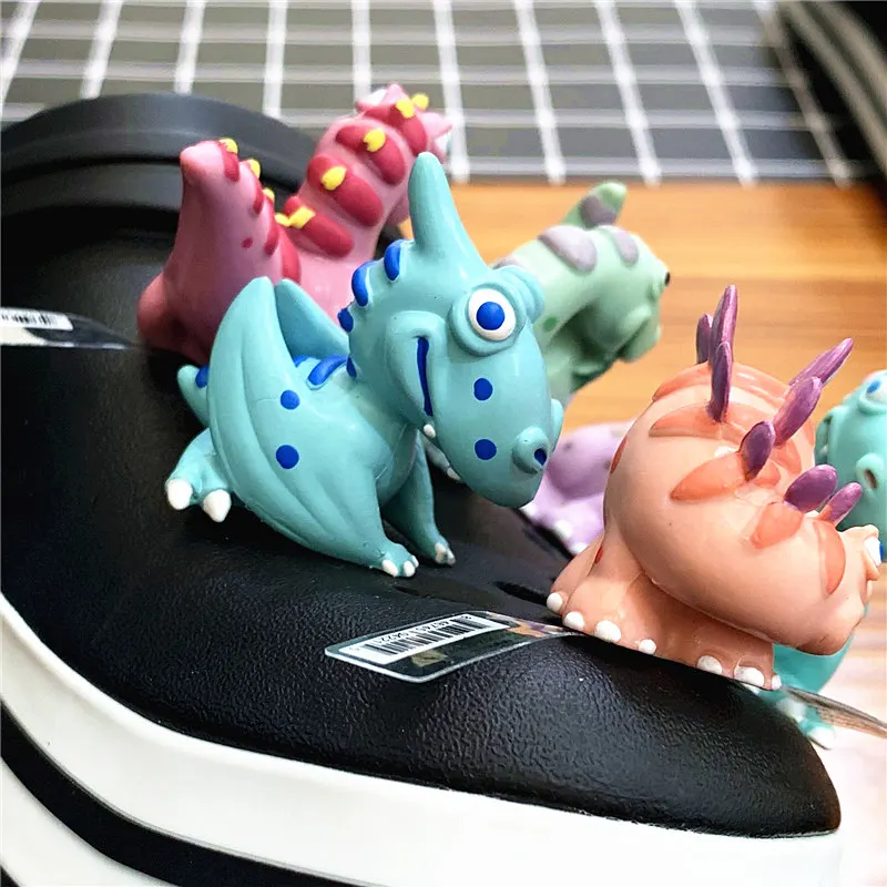 Single Sale 1pcs Dinosaur Shoe Croc Charms Shoe Accessory Tyrannosaurus/Raptor/Stegosaurus/Pterosaur Shoe Original Decorations