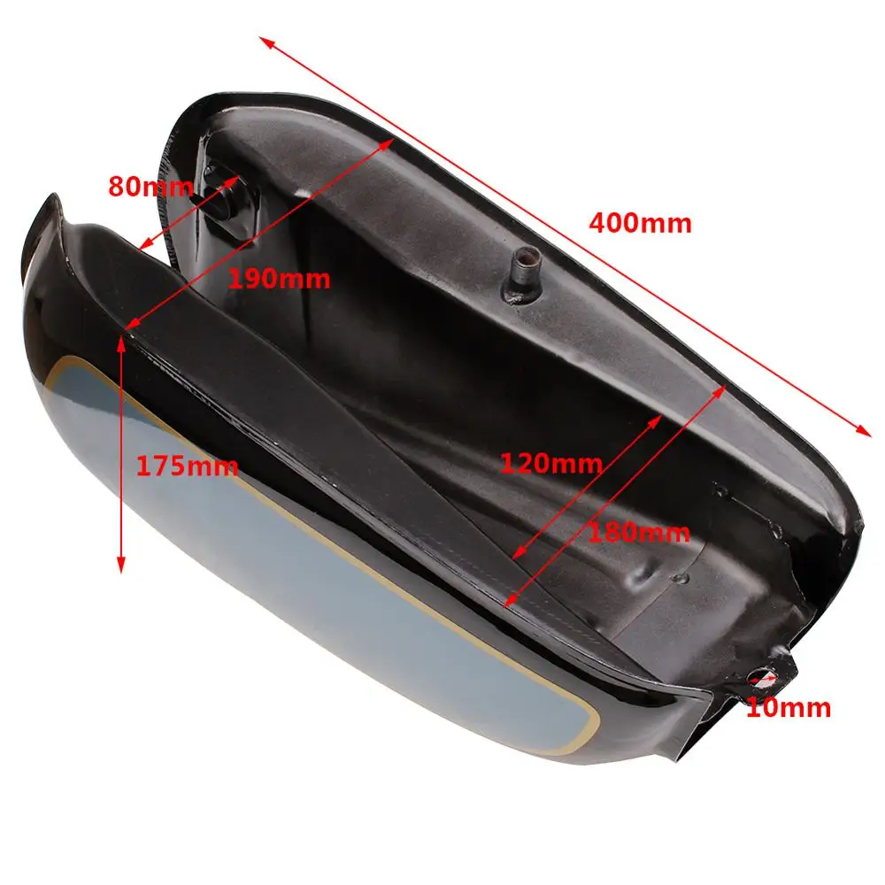 Мотоциклетный топливный бак 6L Gal Доминатор универсальный для кафе Racer масляный