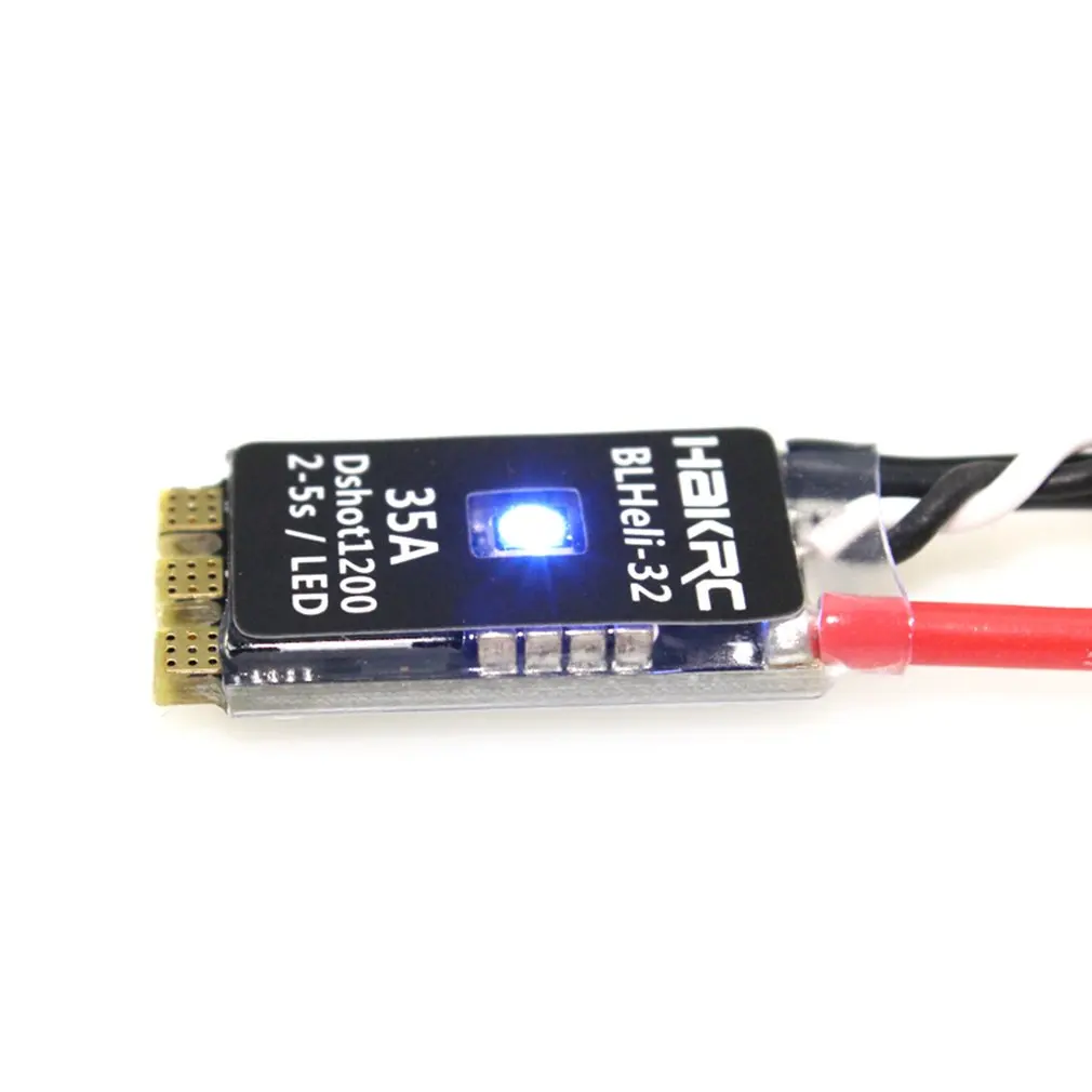 HAKRC BLHeli_32 Bit 35A 2-5S ESC Built-in LED Support Dshot1200 Multishot for FPV RC Drone Aircraft Part Accessory | Игрушки и хобби