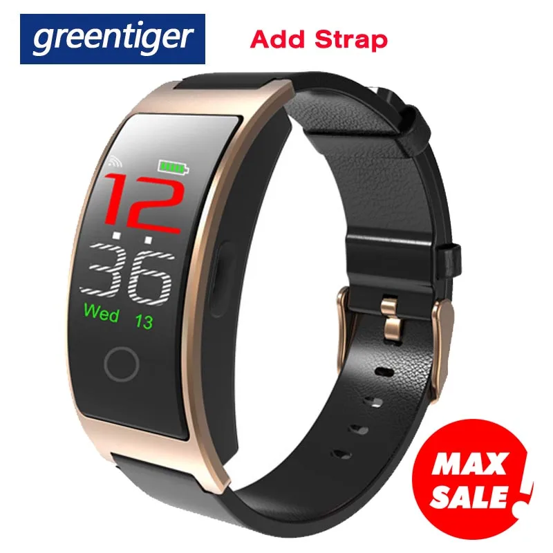Смарт-браслет Greentiger CK11C, измеритель артериального давления, пульсометр, умный Браслет, цветной экран, Ios, Android, PK, Ck11s, умный Браслет