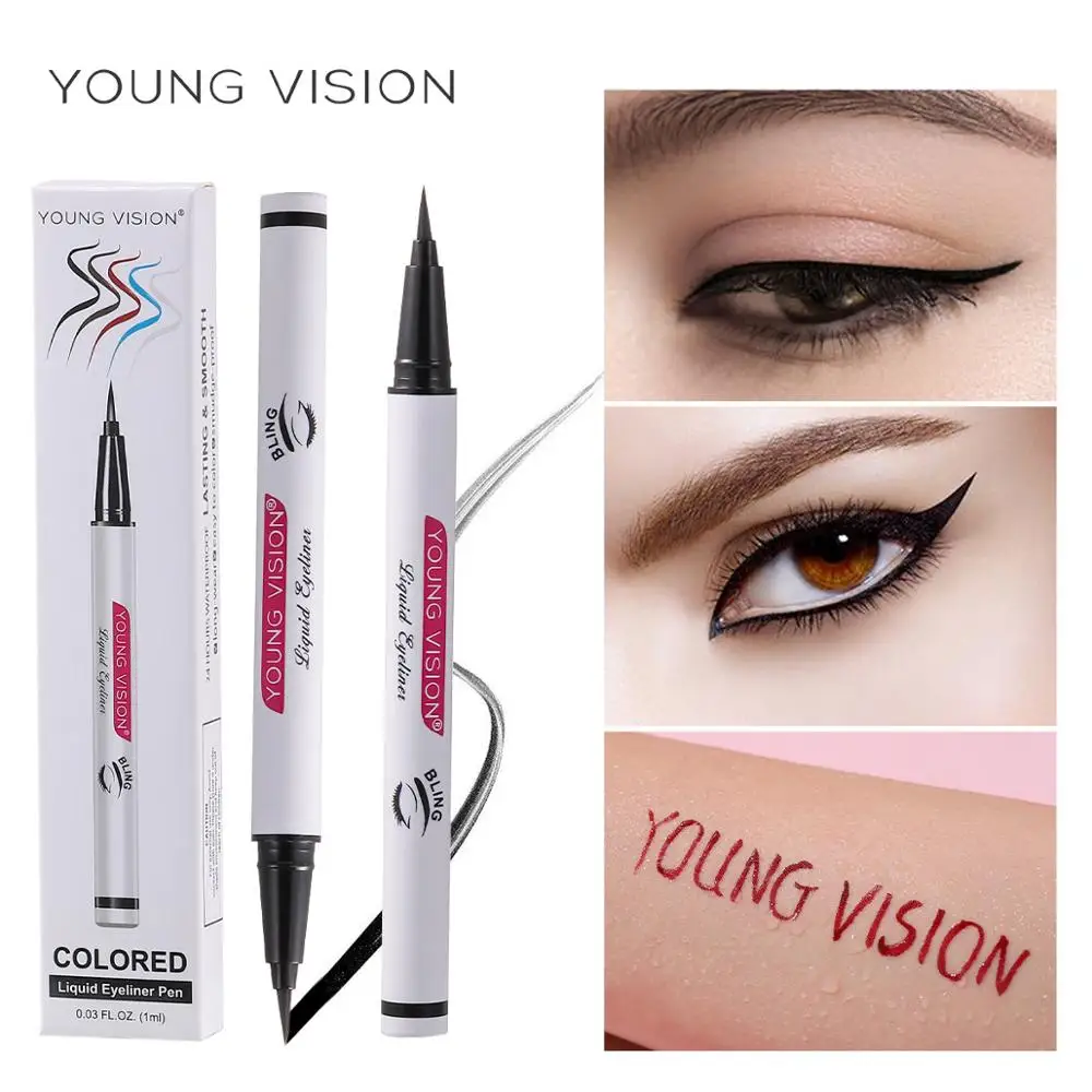 

Eyeliner Eye Makeup Liner Sexy Magnetic Eyeliner Waterproof Color Eyeliner Stamp Liquid Eyeliner White Glitter Eyeliner Cosmetic