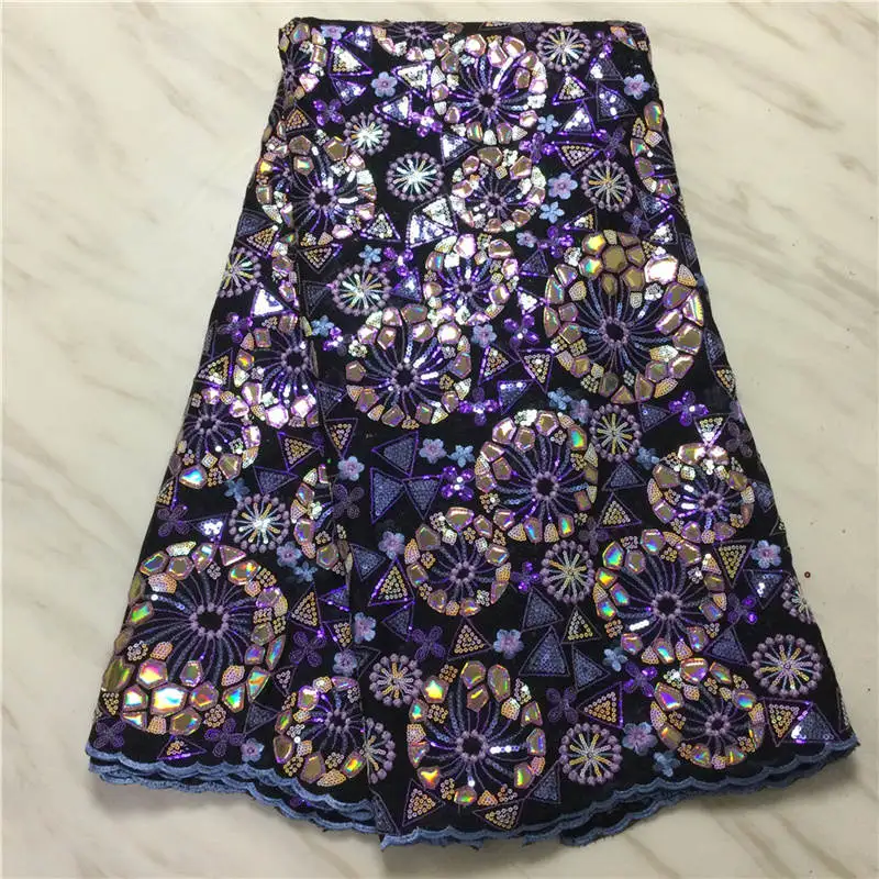 

Bestway Exclusive Sequin African Lace 5 Yards French Net Luxury Embroidery Nigerian Celebration Elegant Inspired Fabric! PL30936