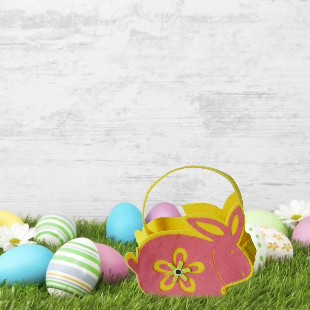 Пасхальный кролик мешок цыпленок конфеты подарок сумка милые животные для детей