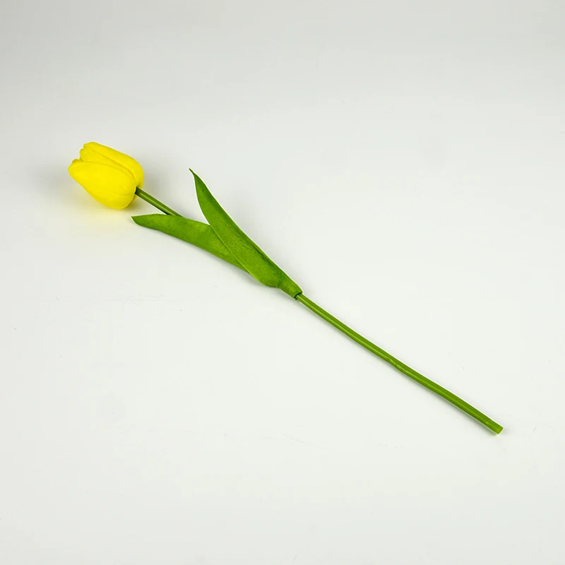 1pc flower Yellow 9 видов цветов тюльпанов Флорес Флер искусственное украшение для свадебной вечеринки фестиваль искусственные растения для дома украшения аксессуары - Цвет: 1pc flower Yellow