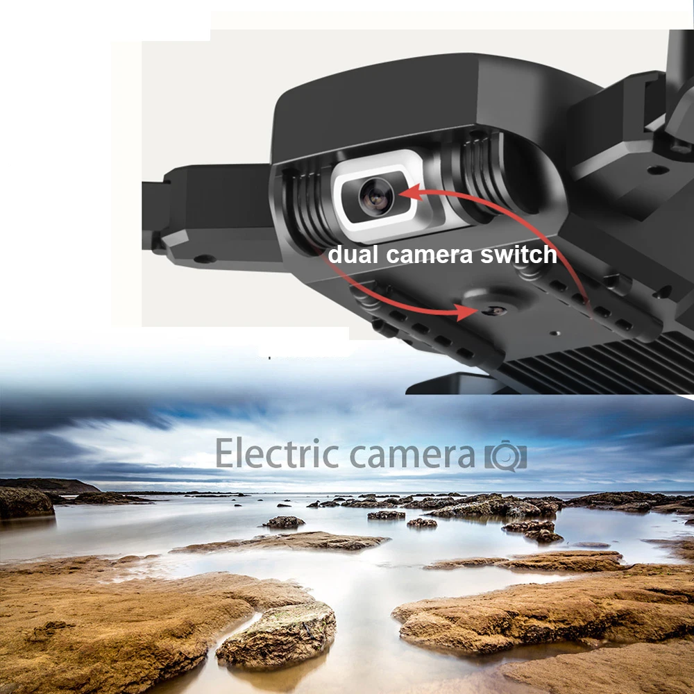 FPV mini drone 4K с двойной камерой hd quadcopter gesture control 50X zoom RC dron игрушки для подарка VS M69 XS809HW