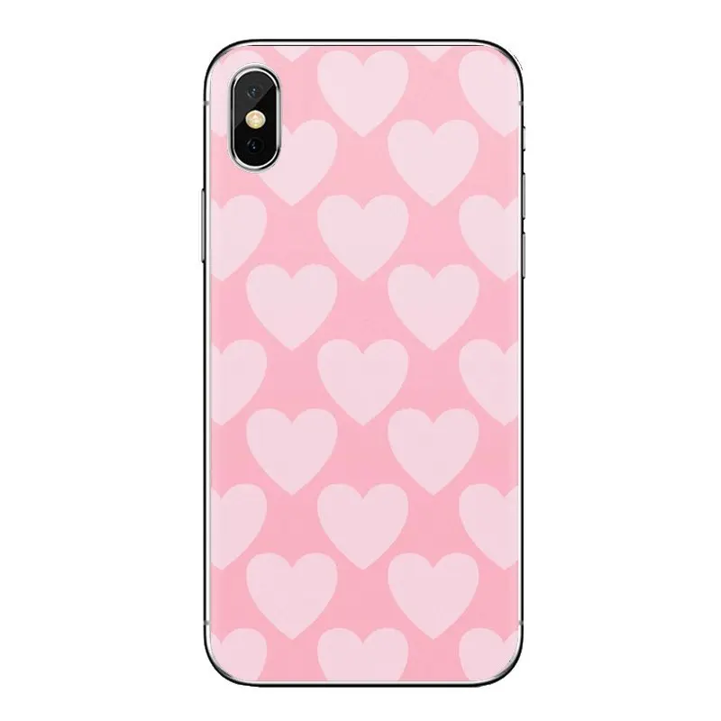 Розовый сердце полосы принцесса для iPod Touch Apple iPhone 11 Pro 4 4s 5 5S SE 5C 6 6S 7 8 X XR XS Plus Max