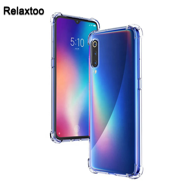 Защитный чехол для подушки безопасности красный mi 6 7 7a note 6 7 8t 10 Pro Мягкий силиконовый чехол из ТПУ для Xiao mi 8 mi 8se mi 9 mi 9se Lite Funda