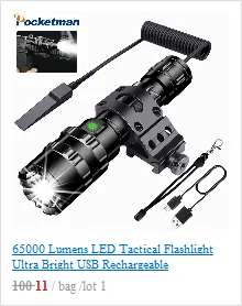 Водонепроницаемый 5200LM USB Перезаряжаемый светильник-вспышка XML-T6 светодиодный светильник-вспышка масштабируемый 3 режима фонарь для 18650 с usb-кабелем для кемпинга z40
