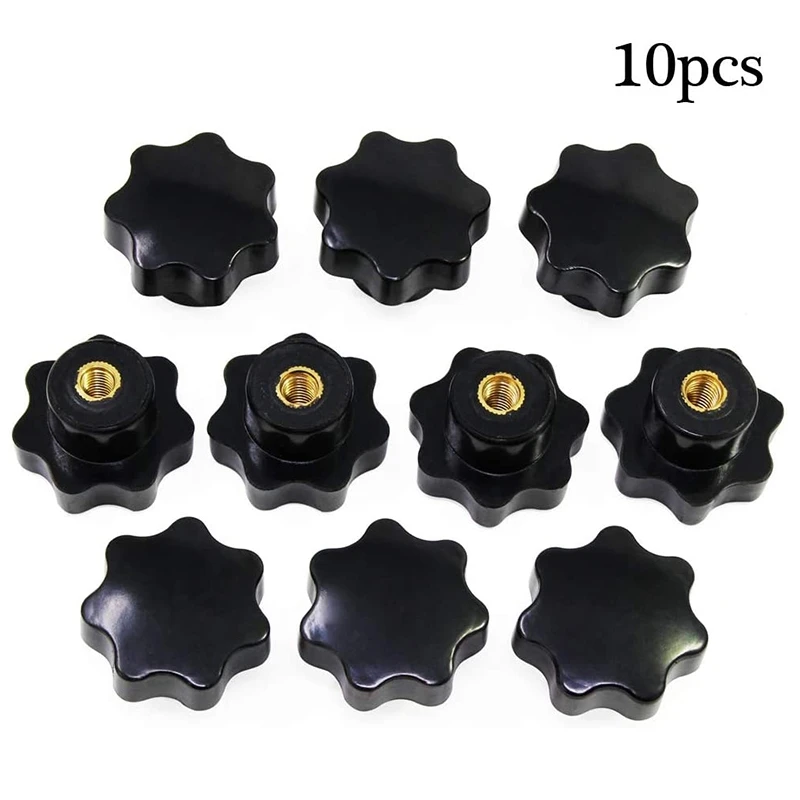 10 шт. ручка Grip Star Форма головка M8 внутреннюю резьбу Зажимная ручной дверные ручки