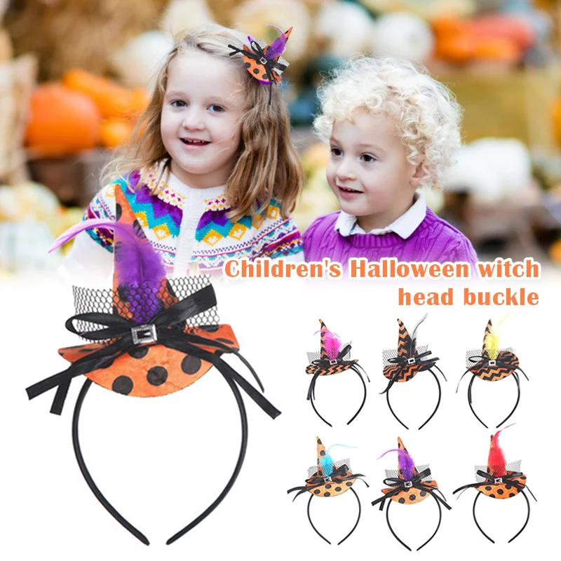 Женский головной убор в виде ведьмы для Хэллоуина|Шпильки и заколки волос| |