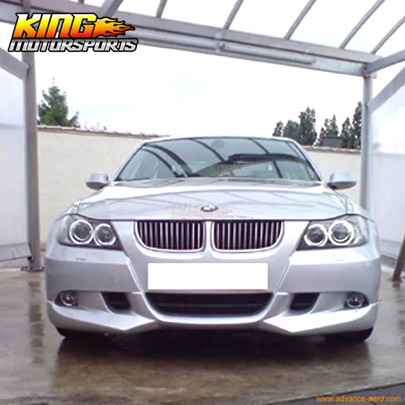 Подходит для 2006-2008 BMW E90 3 серии AC-S стиль передний бампер губ неокрашенные-PU Global
