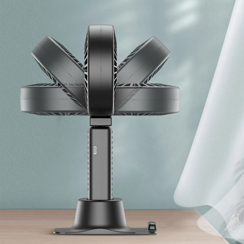 

Multi-Functional Handheld Fan with 3 Speeds USB Charge Battery Operated Personal 40JB