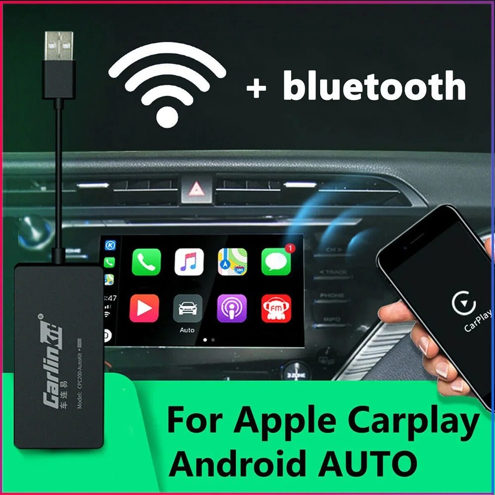 Беспроводной USB Авто Smart Link CarPlay ключ для Android навигационный плеер мини USB Carplay Автомобильный ключ