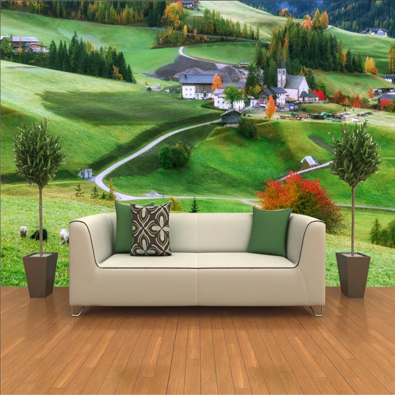 Европейское путешествие священное место Италия пастбище 3D фото настенная бумага