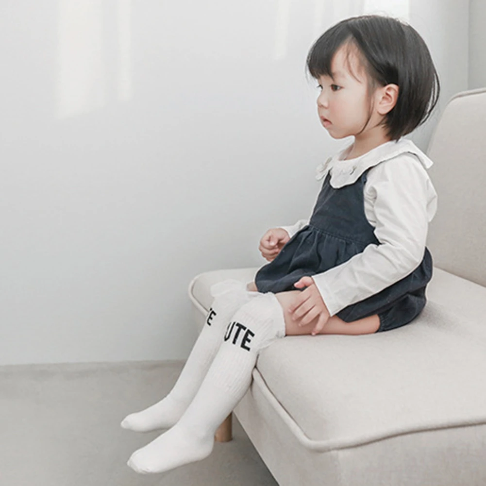 

Baby Girl Knee High Socks Toddler Cotton Sock Uniform Stockings Mesh Ruffled Socks For Infant