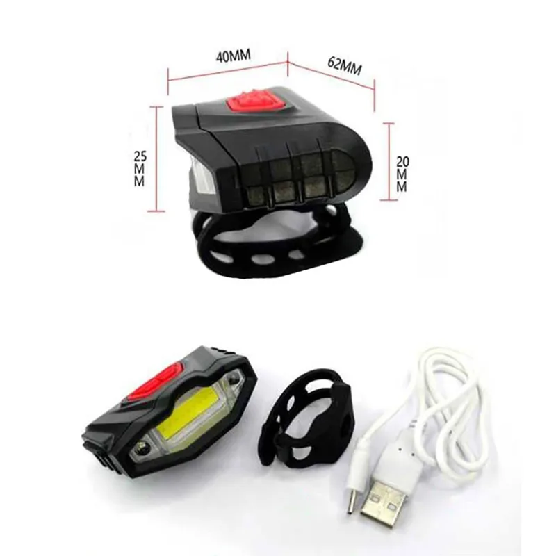 Новый стиль USB Перезаряжаемый светодиодный велосипедный светильник высокой