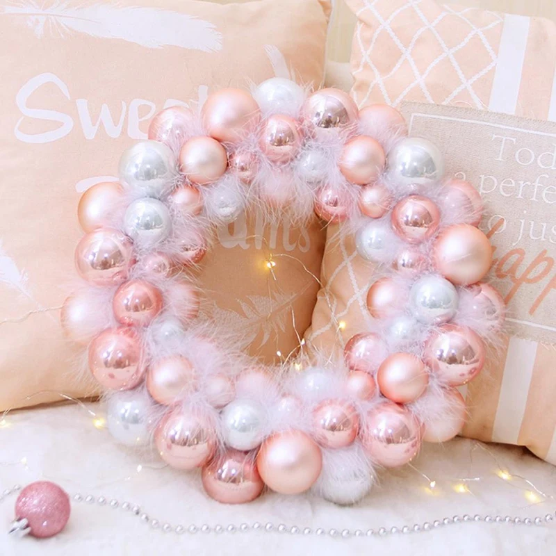 Промо акция! 55 шариков макияж Рождественский венок украшение мяч бадминтон