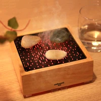 retro wood grain aroma diffuser household humidifier bedroom ultrasonic essential oil diffuser desktop electric atomizer 30mlh