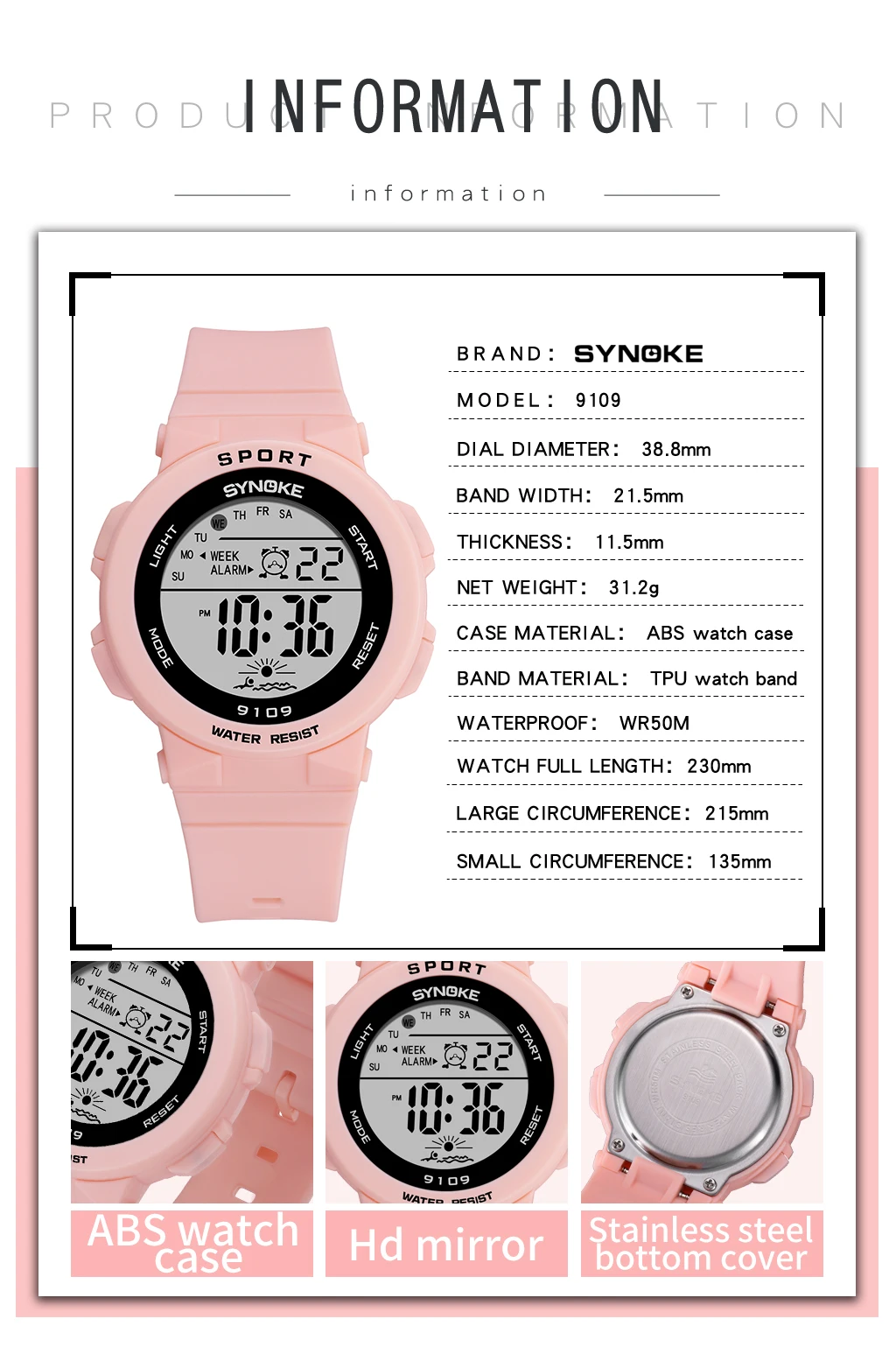 SYNOKE, цифровые часы для девочек, светодиодный, красочный светильник, jam tangan, будильник, повседневные спортивные наручные часы,, подарки для девочек