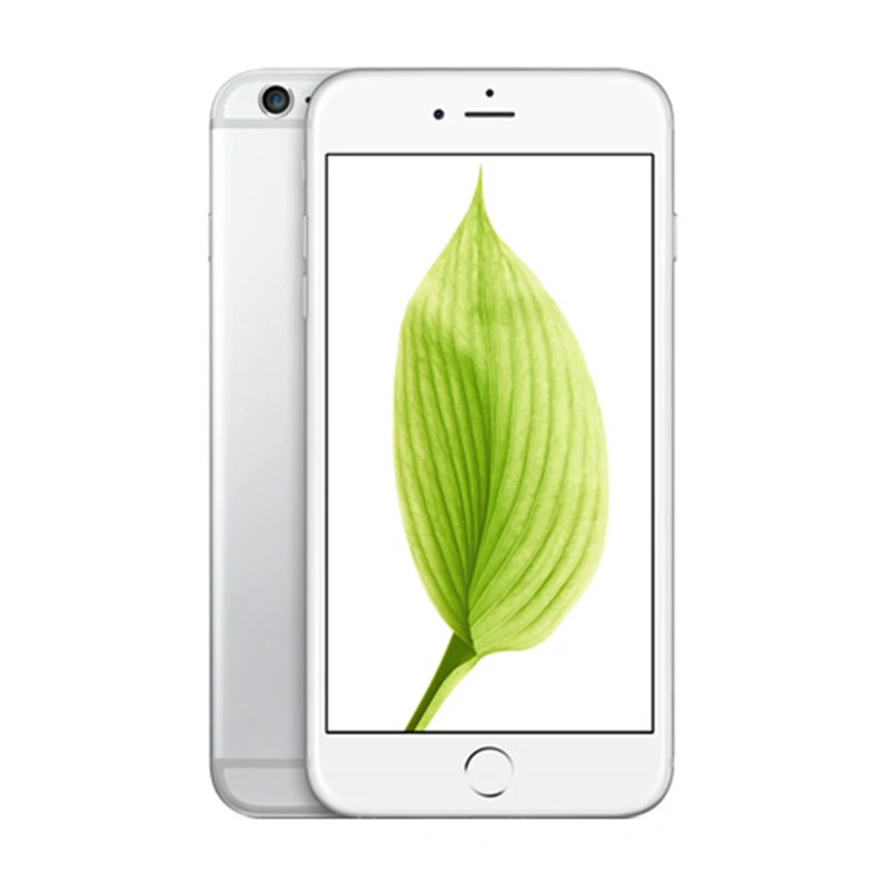 Silver Разблокированный Apple iPhone 6 Plus 16/64GB Встроенная память 5,5 дюймов 1080P Дисплей двухъядерный 1,4 ГГц 8,0 МП Камера 3g WCDMA 4 аппарат не привязан к оператору сотовой связи для б/у мобильных телефонов - Цвет: Silver