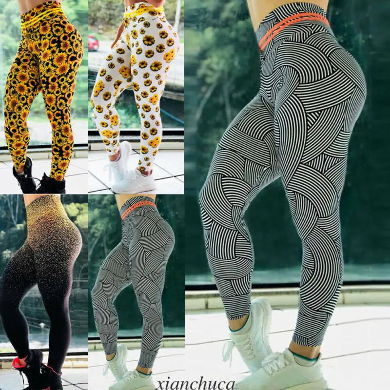 Новинка женские Леггинсы для йоги спортивные штаны бега облегающие брюки