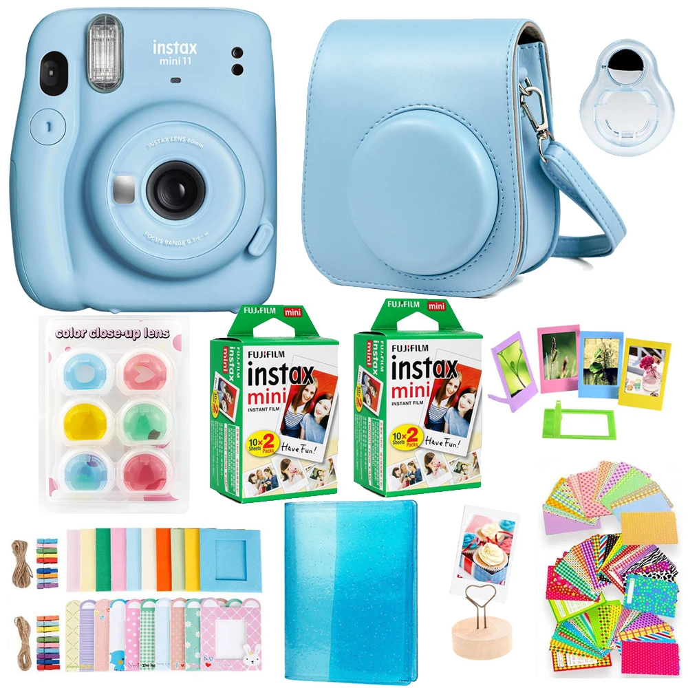 Fujifilm Instax Mini 11 набор для мгновенной камеры с Polaroid Film Paper Camera наплечный ремень