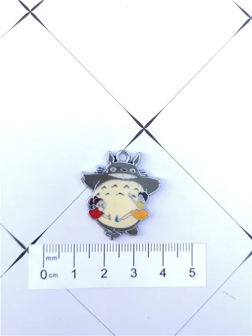 10 шт. ожерелье из японского аниме Мой сосед Тоторо цепочка для ключей эмалевые