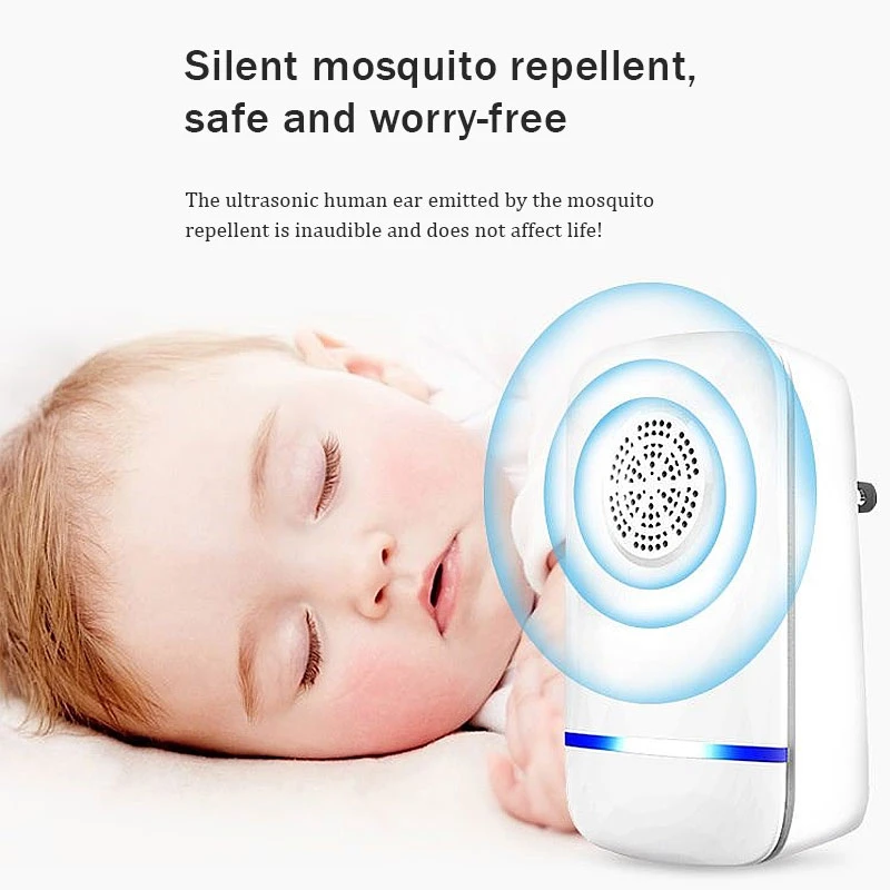 Интеллектуальный ультразвуковой отпугиватель комаров для детей может