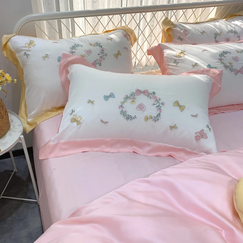Комплект постельных принадлежностей для девочек 2020 постельное белье из tencel с