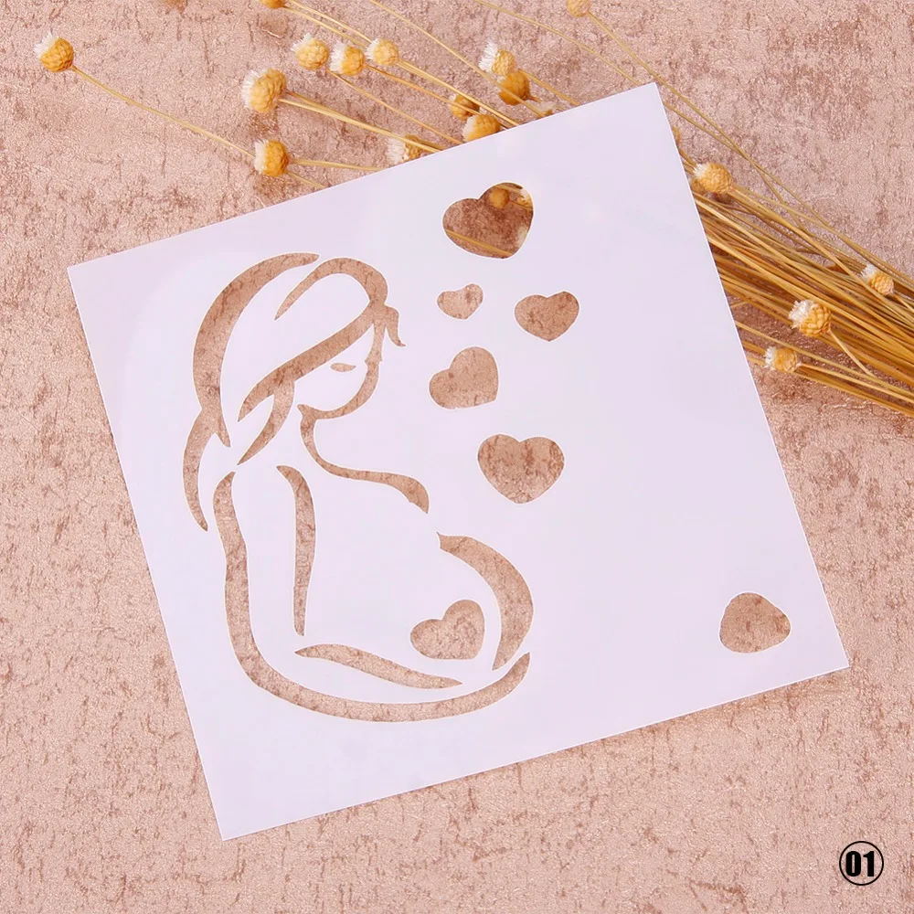 2 шт. DIY трафареты для картин штампованная скрапбукинга марки альбом декоративное