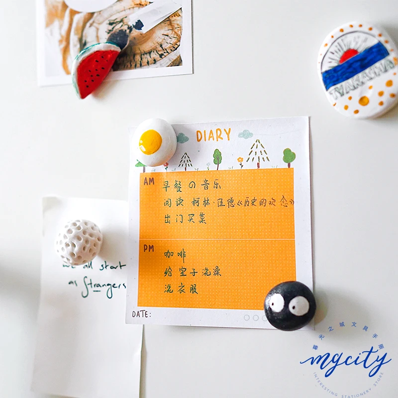 Магазин AngelHere Kawaii Sticky Note Fruit Lovely Memo Pad ежедневный план Сделай Сам Скрапбукинг для