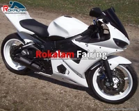 aftermarket abs body kit for yamaha r6 yzf600 2003 2004 yzfr6 03 04 white motorcycle fairing set injection molding