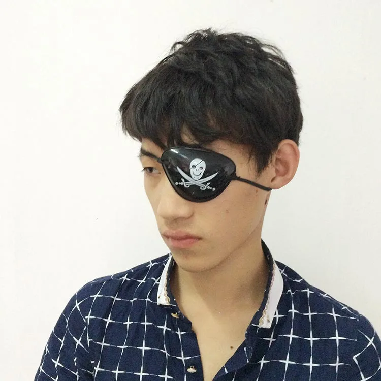 Pirate's Eye Mask One-eyed Dragon's Masks Costumes Masquerade Caribbean Theft Accessories Props | Тематическая одежда и