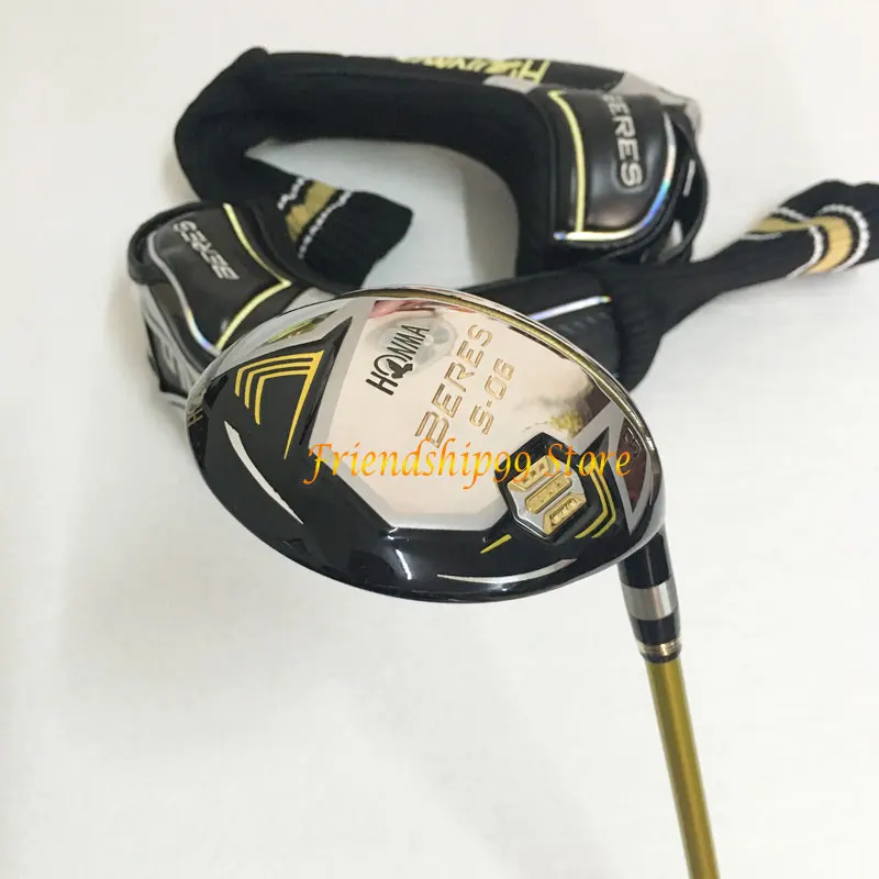 Мужской Гольф-Фарватер HONMA S-06 3 звезды Деревянные клюшки 3/15 5/18 гольф с графитовая клюшка для гольфа R S SR flex