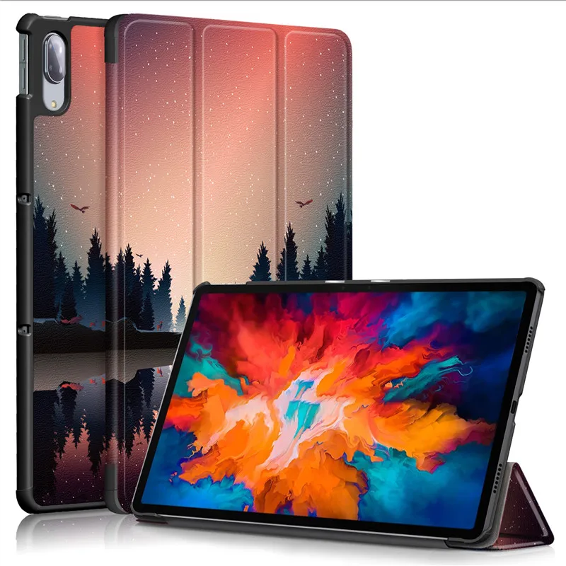 Для планшета Lenovo Tab P11 Pro 11 5 &quot2021 ТБ-J706F TB-716F складываются в три раза умный чехол для