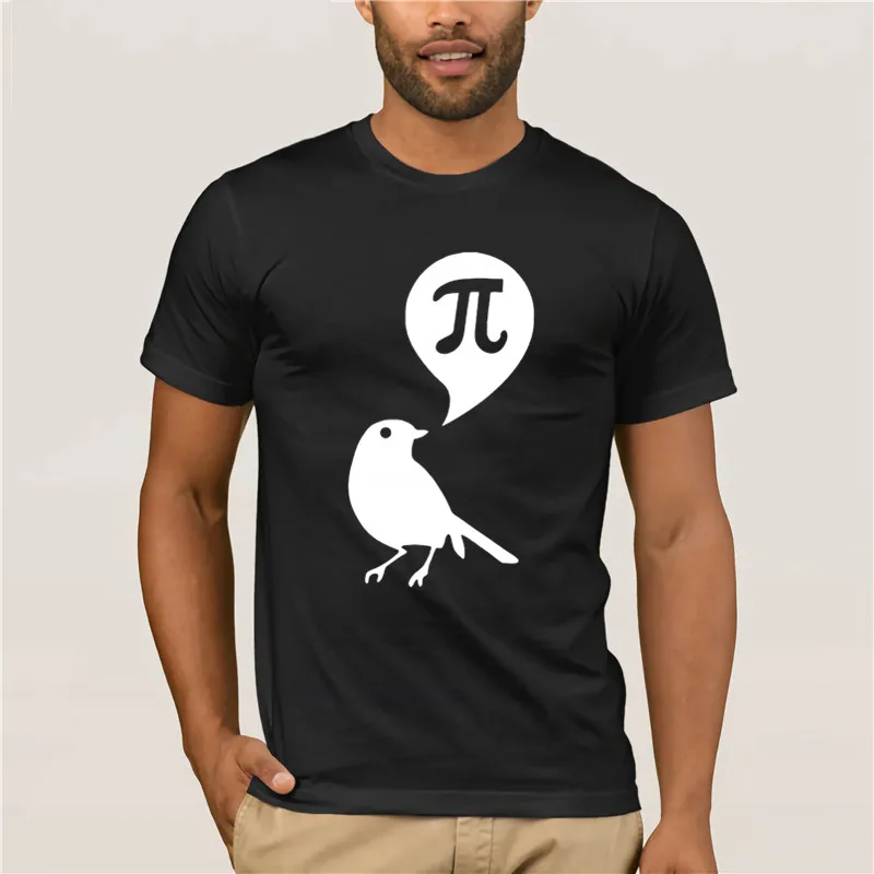 

Men's Print Casual 100% Cotton T-Shirt Popular Summer Fashion Mathematics PI Man Cotton Short Sleeve Funny Top Men's T-shirt