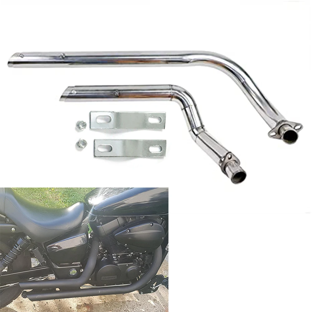 Для Honda Shadow VT750 VT400 Spirit 750 Phantom Aero VT750C C2 VT750C2B VT750DC комплект выхлопных труб глушители |