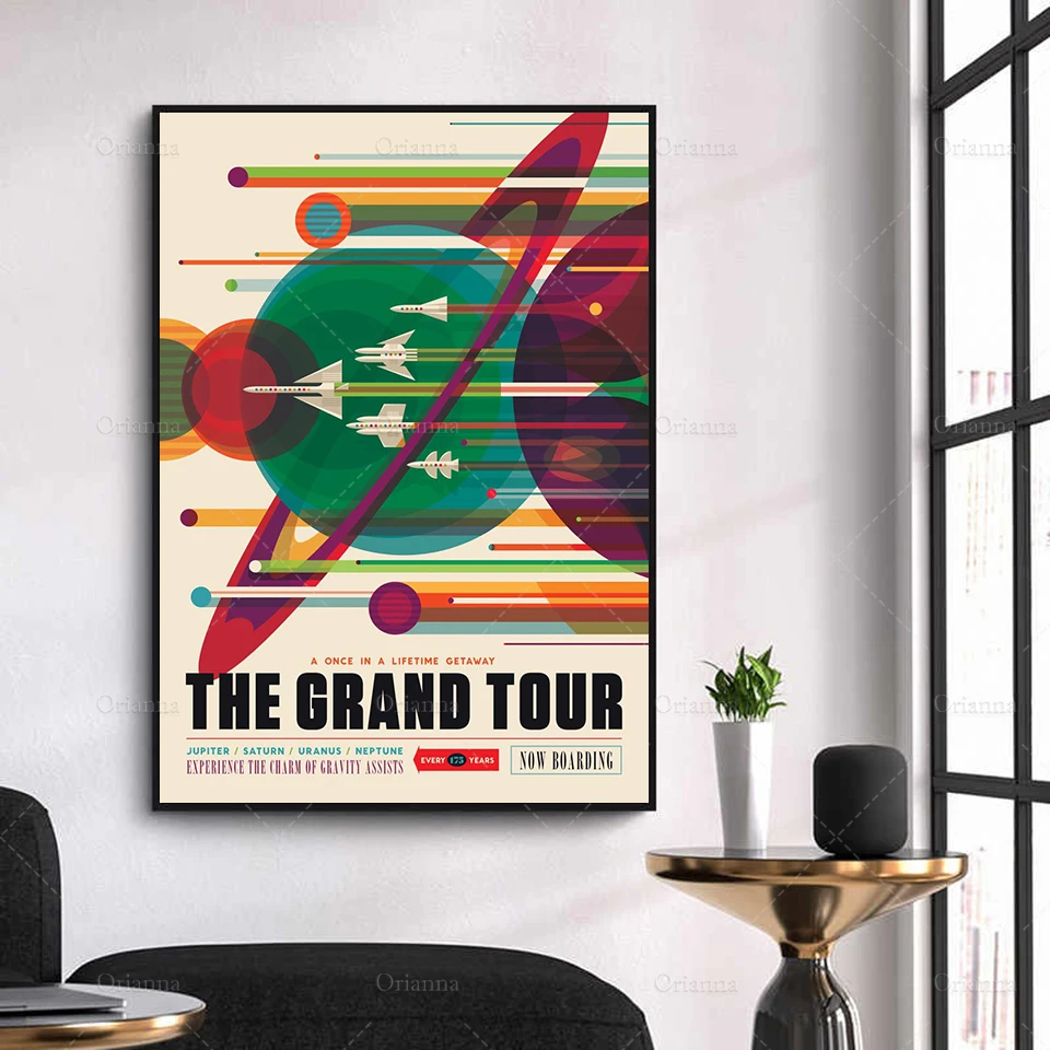 

Nordic Abstract Frame Wall Art Canvas Painting The Grand Tour Poster Print Modular Pictures Living Room Home Minimalism Bedroom