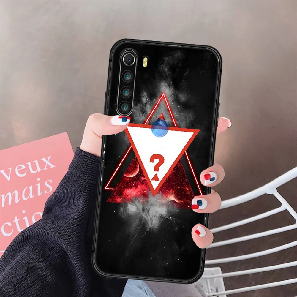 

Luxury Brand Fashion Guessing Phone Case Cover Hull For XIAOMI Redmi 7a 8a S2 K20 NOTE 5 5a 6 7 8 8t 9 9s Pro Max black Etui