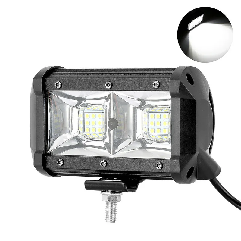 

New 2PCS 54W 9-30V IP67 6000K White LED Work light bar Spot Offroad Lamp light for Off Road ATV Car 2021110915