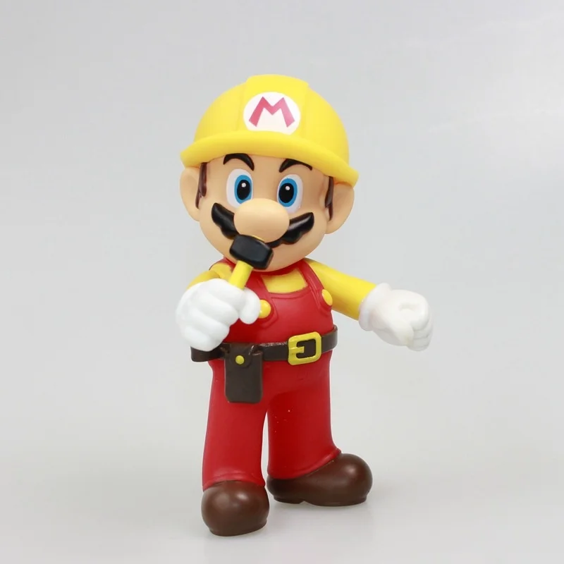 

3pcs Set Super Marioed Bros Police Fireman Engineer PVC Action Toy Figure Collectible Puppets Model Toys Children Birthday Gift