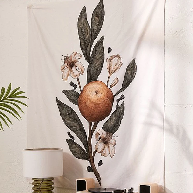 Индийский гобелен с мандалой ретро гобелены цветами нации настенные в стиле