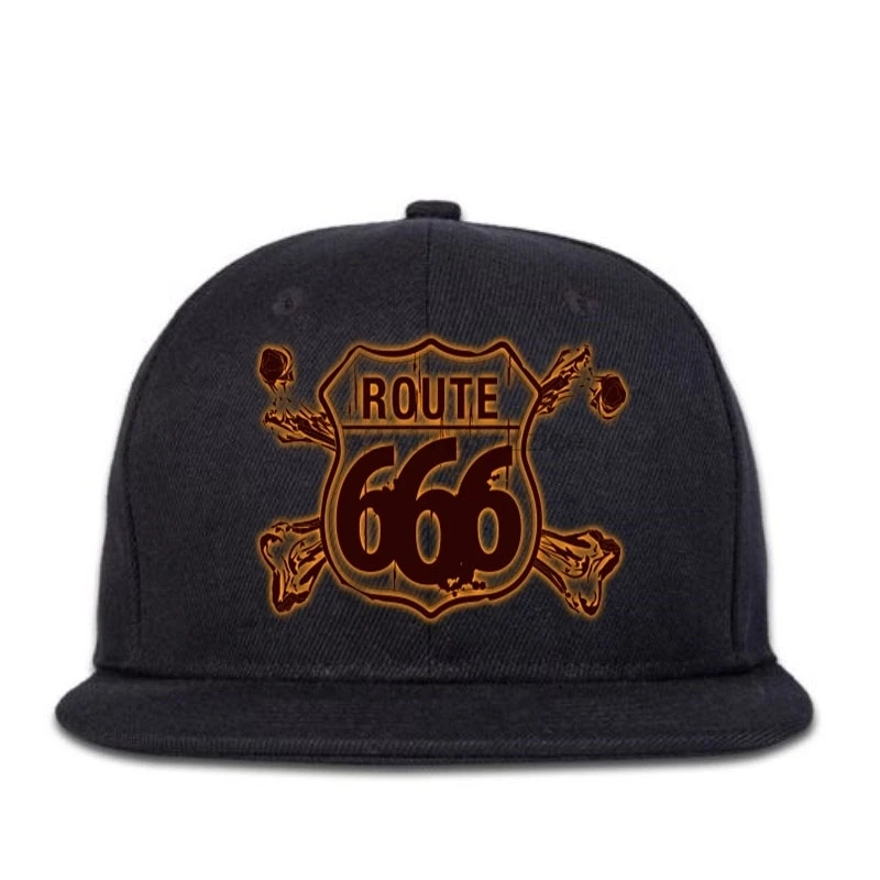 Route 666 Spring Summer New Women Men Baseball Cap Leisure Hip Hop Caps |