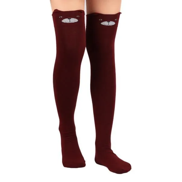 Новинка женские носки с котом модные чулки повседневные Хлопковые гольфы до