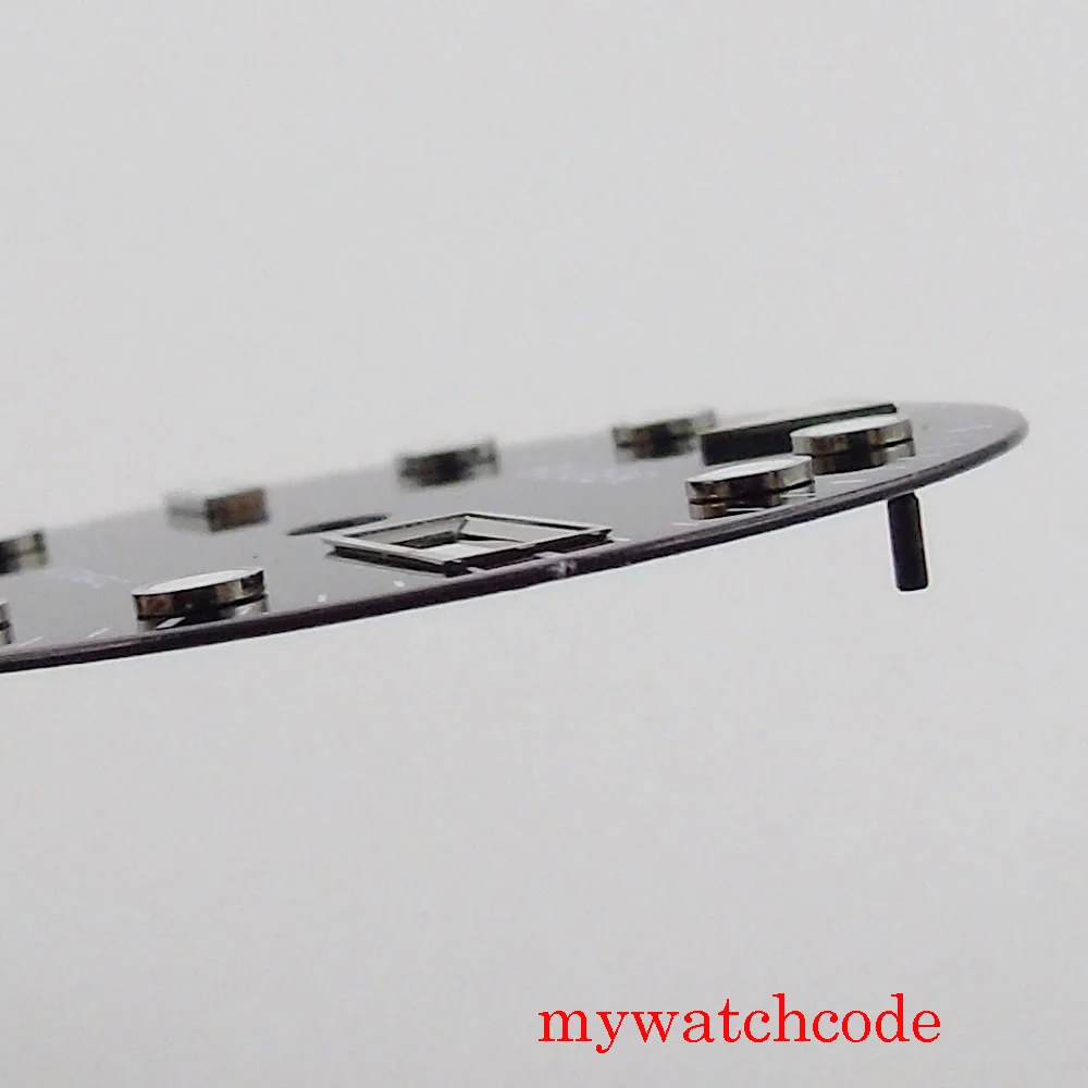 Зеленые светящиеся 29 мм часы для лица стерильные части циферблата 24