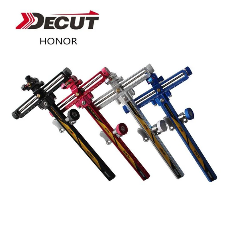 Decut лук прицел 1 Pin HONOR алюминиевый сплав ремень прицеливания точка является