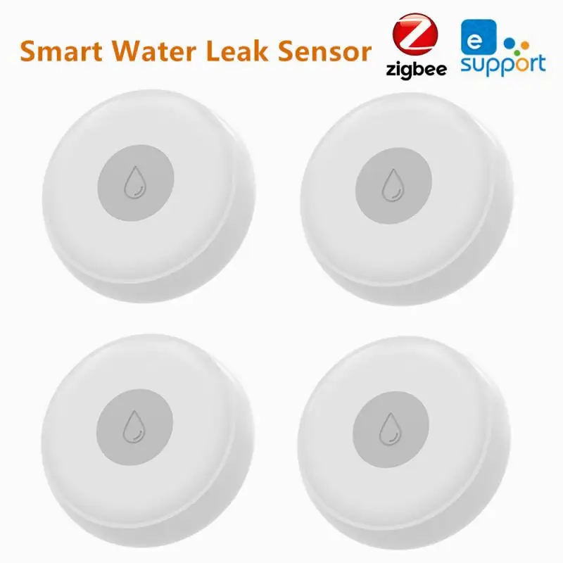 

Ewelink Zigbee Smart Water Leak Sensor Wireless Flood Detector Water Leak Alert Water Level Detector Water Overflow Alarm